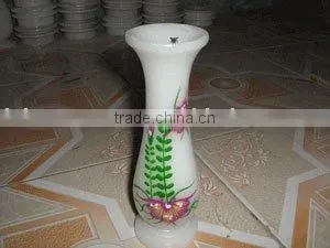 White Marble Flower Vase thumbnail-1