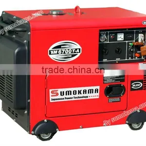 HOT SALE!!! 5KW Air Cooled Diesel Generator Silent Type KDE6700T-A thumbnail-1