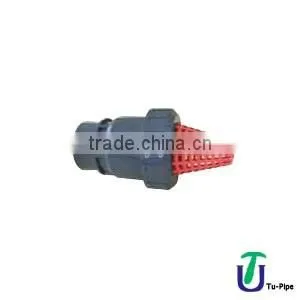 U-PVC Female Threaded Single Union Spring Foot Check Valve thumbnail-1