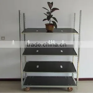 A9 Display Danish Flower Trolley Cart With Toe Bar thumbnail-2