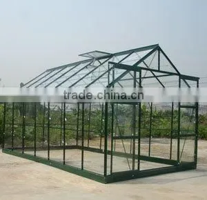 New Product Strong Glass Greenhouses for Agriculture Price HX78127G-1 thumbnail-1