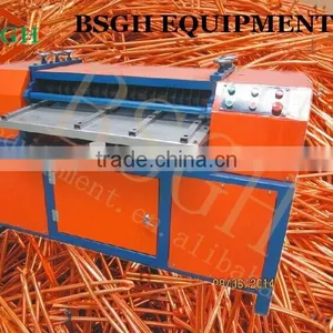 3T/DAY Waste Radiator Recycling Copper Wire Stripper Machine for Copper Pipe and Aluminum Separating BS-1200P thumbnail-2