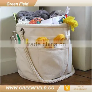 Canvas Cotton Storage Organizer Box Decorative Storage Bag 2017 thumbnail-1