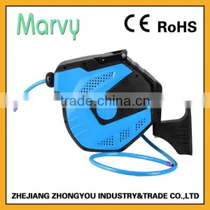 Car Air Inflation Supply Retractable Air Hose Reel With 20+2m Air Hose thumbnail-1
