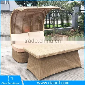 2017 Best Sale Modern Design And Popular Outdoor Sectional Daybed thumbnail-1