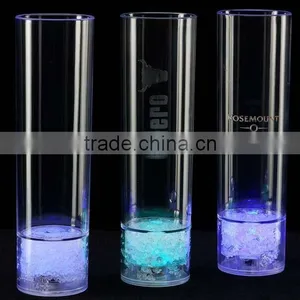Hot Selling LED Plactic Color Change Long Drink Glass thumbnail-1