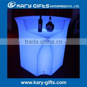 Illuminated Led Portable Bar, Mobile Bar Counter, Glowing Bar Counter Tables thumbnail-4