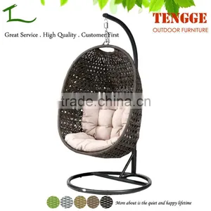 TG15-0301 Double Weaving Face Egg Shaped Outdoor Portable Swing Chair thumbnail-1