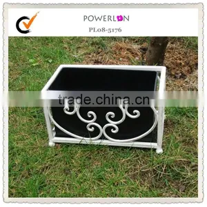 Spring Outdoor Decorative Small Metal Flower Pot thumbnail-3