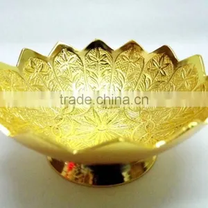 Return Gift, New Design Corporate Gift Item Home Decoration Brass Gold Plated Tray thumbnail-4