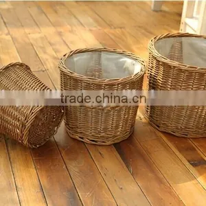 Garden Decoration Wicker Plant Basket Plant Pots Basket thumbnail-3