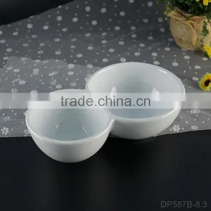 Eco Ware Factory Suppliers Dual Shape Ceramic Dipping Oil Bowls thumbnail-1