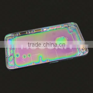 For Iphone 6/6plus Rainbow Mirror Gold Plated Frames Housing 24kt Gold Cover Back,Plated Bezel for Iphone 6 thumbnail-5