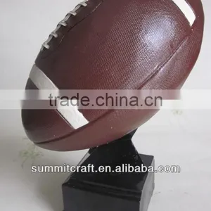 Polyresin Rugby American Fantasy Football Trophy thumbnail-1