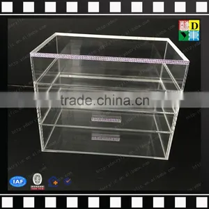 2016 Factory Direct Price Transparent Acrylic Lipstick Holder,custom Rotatable Makeup Organizer thumbnail-6