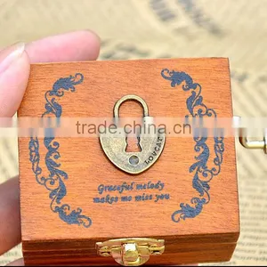 Eco-friendly Best Design Wood Pull String Music Box thumbnail-1