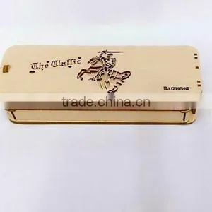 Large Capacity Wooden Cool Pencil Case Design Hot Selling thumbnail-1