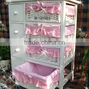 Factory Directly Mini Wicker Basket Drawers Made From Half Willow thumbnail-1