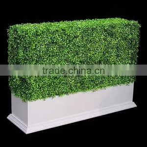Wihte Planter Artificial Boxwood Hedge thumbnail-1