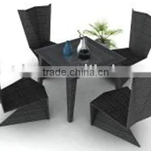 Rattan Dining Table and Chair or Garden Table and Chair thumbnail-1