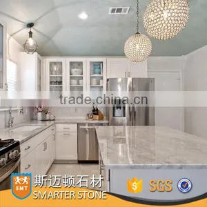 Carrara White Prefab Kitchen Countertop Wholesale thumbnail-1