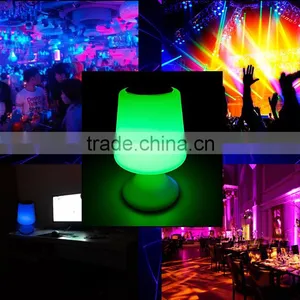 Muticolor Mini Portable Audio Player Touch Lamp Led Bluetooth Speaker thumbnail-1