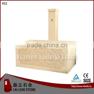 Natural Outdoor Granite Carving Stone Planter Pots thumbnail-1