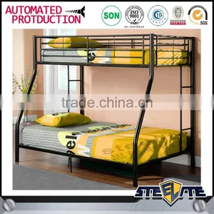 Dubai Black Adult Double Metal Bunk Bed thumbnail-6