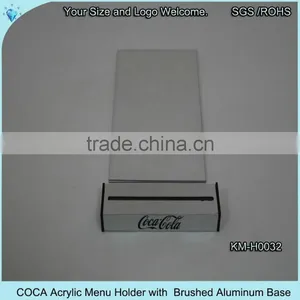 Acrylic Hot Bend Desk Menu Holder thumbnail-4