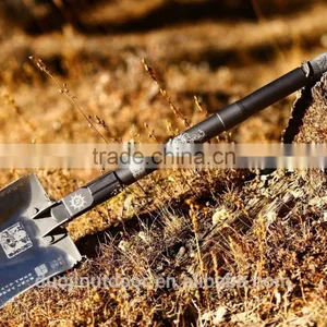 15-in-1 Outdoor Multi Tool Knife With Shovel Knife Hoe Flashlight Fire Flint thumbnail-1