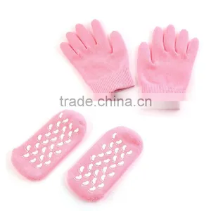 SGS Rose Oil Moist Tendering Protect Moisturising Set Gel Gloves and Socks thumbnail-1