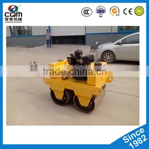 China Supply Walk-behind Double Drum Vibratory Road Roller thumbnail-2