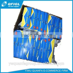 Plastic Large Transparent Protective Eye Glasses thumbnail-1