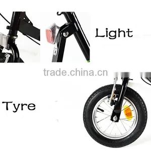 12 Inch Fashion Mini Folding Bicycle Quad Pedal Bikes thumbnail-3
