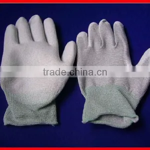 Inspection Nylon Glove With pu Coating thumbnail-1