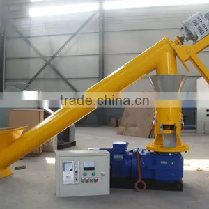 2014 Newly Saled SKJ 300 CE Approved Flat-Die Pellet Mill/pellet Machine With Screw Conveyor thumbnail-5