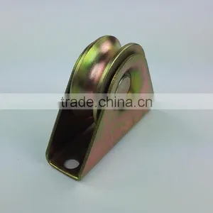 2 Inch Sliding Gate Wheel Diameter 48mm Thickness 17mm Bearing 6201RS Groove "U" With Outer Support ITEM:518PCR thumbnail-1