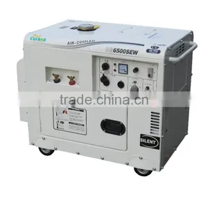 100% Copper Wire 5KW Electric Start Single/three Phase Sound Proof Diesel Generators Welding Machine thumbnail-2