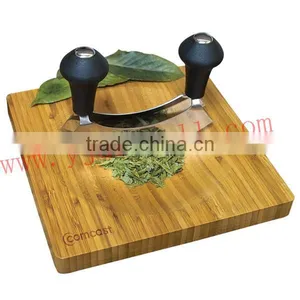 KN-5228 5-Inch Blades Stainless Steel Mezzaluna Herb Chopper thumbnail-4