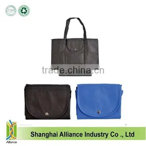 Black and Blue Foldable Zippered Totes Grocery Shopping Bags thumbnail-1