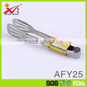 AFY25 Food Grade Stainless Steel BBQ Food Tong With Factory Price thumbnail-1