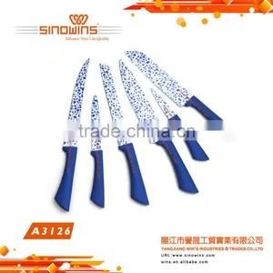 A3120 New Design Hot Sale Non-stick Coating 5PCS Stainless Steel Knife Set thumbnail-6