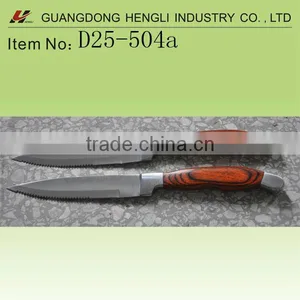 Wood Handle 4.5"steak Knife thumbnail-1