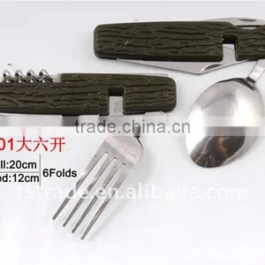 2014 New 6fold New Multi Tableware/Outdoor Tableware/Multi Knife/Pocket Knife( 301 ) thumbnail-1