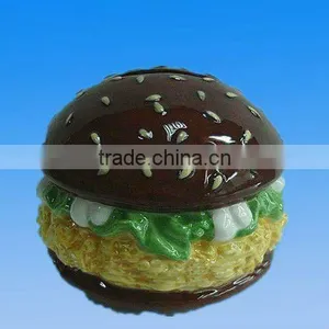 Ceramic Antique Hamburger Coin Banks for Children thumbnail-1