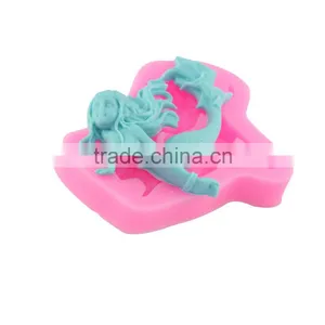 Liquid Silica Gel Mould DIY Chocolate Handmade Cake Mould Cake Decorating Tool Mermaid 1688 Agent thumbnail-3