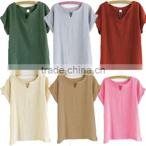 Ladies t Shirt Casual Bat Wings Sleeves Women t Shirt thumbnail-1