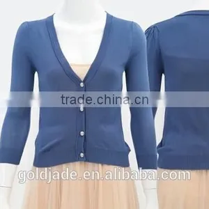 Hand Knitted Cardigan Sweater for Women ,summer Cardigan Knitted for Women Anti-uv,hand Knitted Cardigan for Women Wholesales thumbnail-3