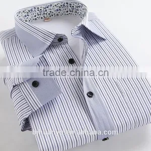 Twill Pontied T/C Dress Shirt for Men 2015 thumbnail-1