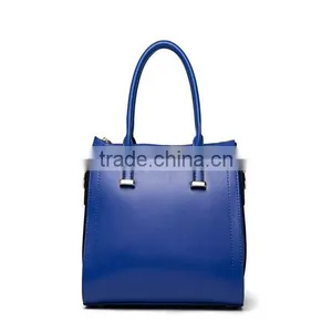 Luxury Blue Color Women Purses Handbags Tote Bag 2016 thumbnail-1
